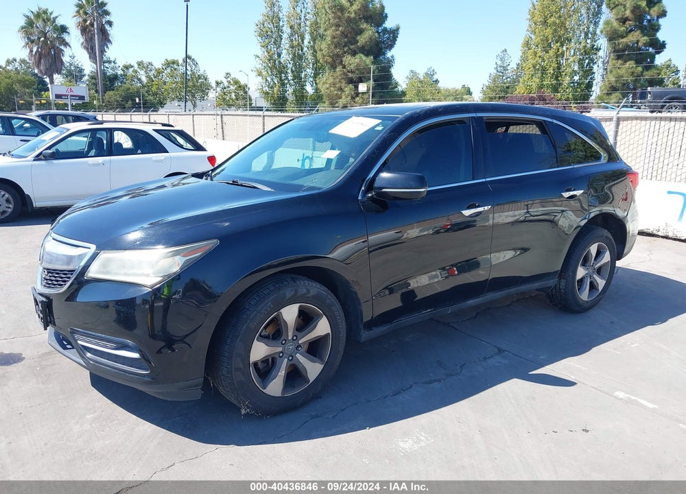 2015 ACURA MDX VIN: 5FRYD3H26FB004710