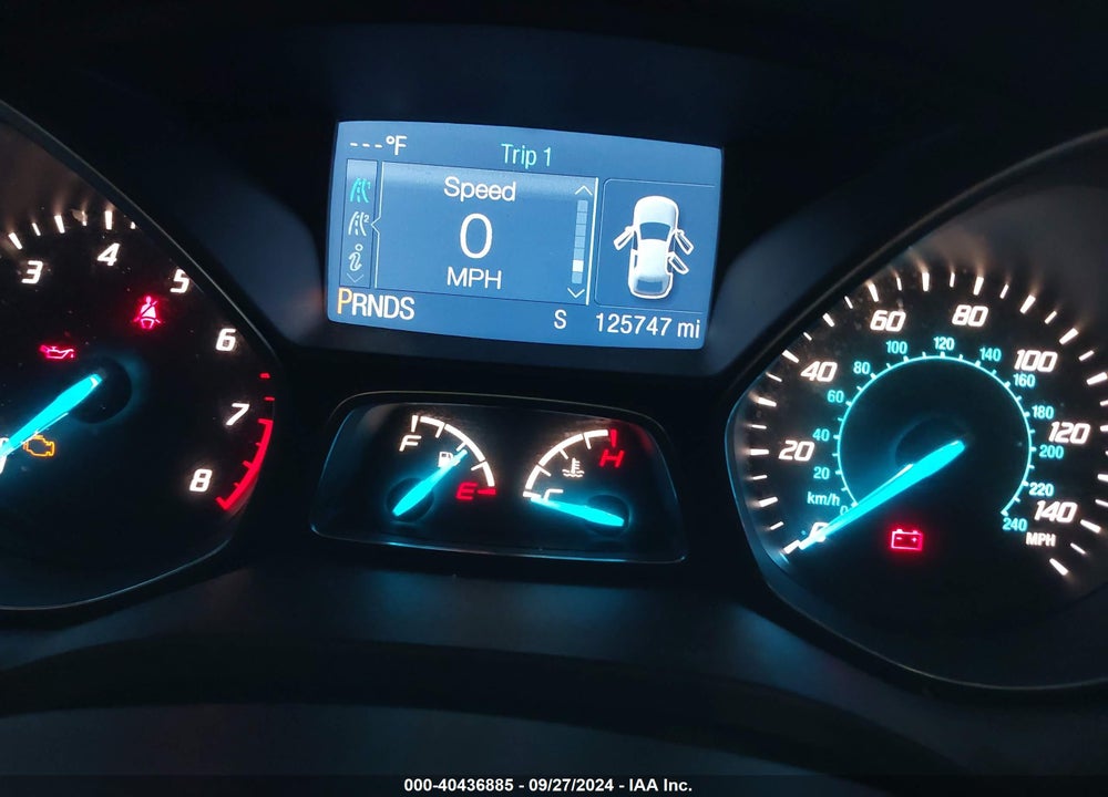 2014 FORD ESCAPE S VIN: 1FMCU0F74EUE34746