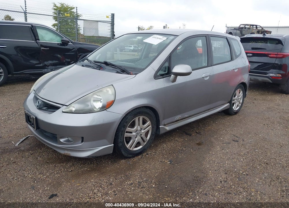 2007 HONDA FIT SPORT VIN: JHMGD38677S023835