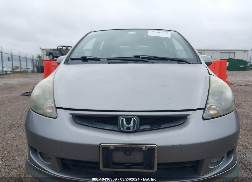 2007 HONDA FIT SPORT VIN: JHMGD38677S023835