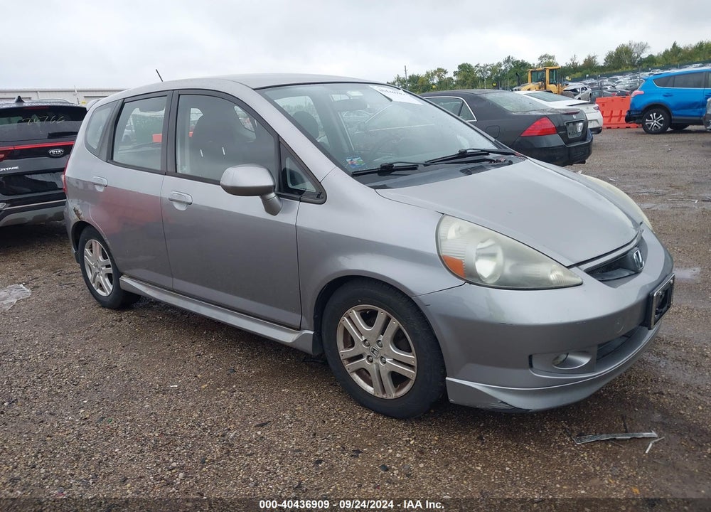2007 HONDA FIT SPORT VIN: JHMGD38677S023835