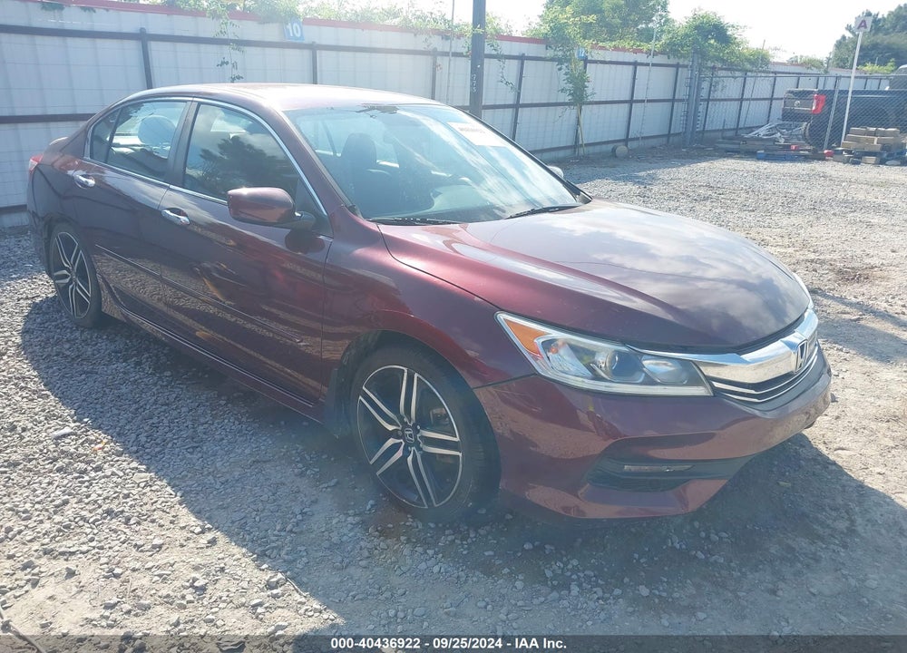 2017 HONDA ACCORD SPORT VIN: 1HGCR2F52HA083651