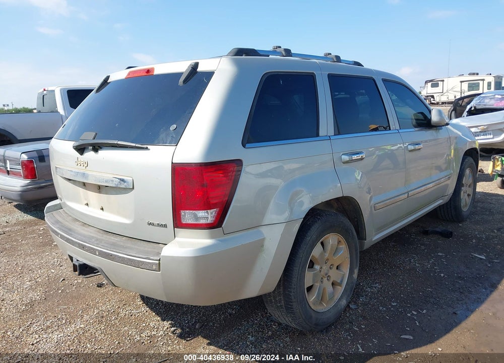 2008 JEEP GRAND CHEROKEE OVERLAND VIN: 1J8HS68238C208365