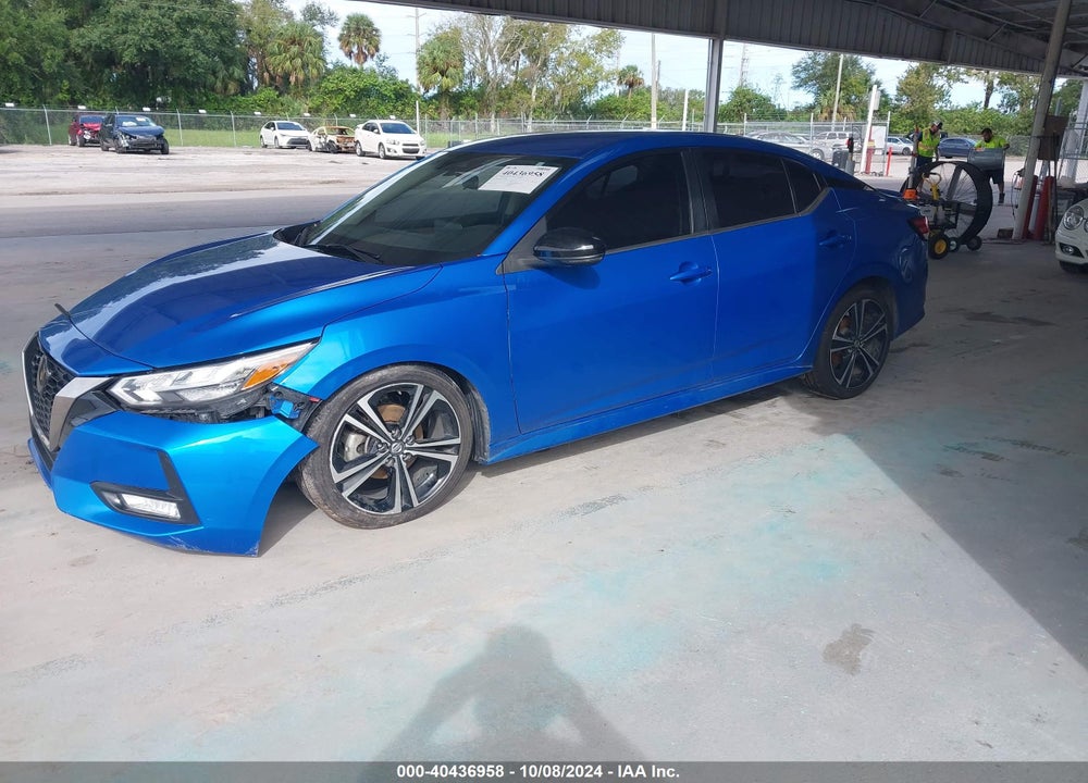 2021 NISSAN SENTRA SR XTRONIC CVT VIN: 3N1AB8DV2MY212142