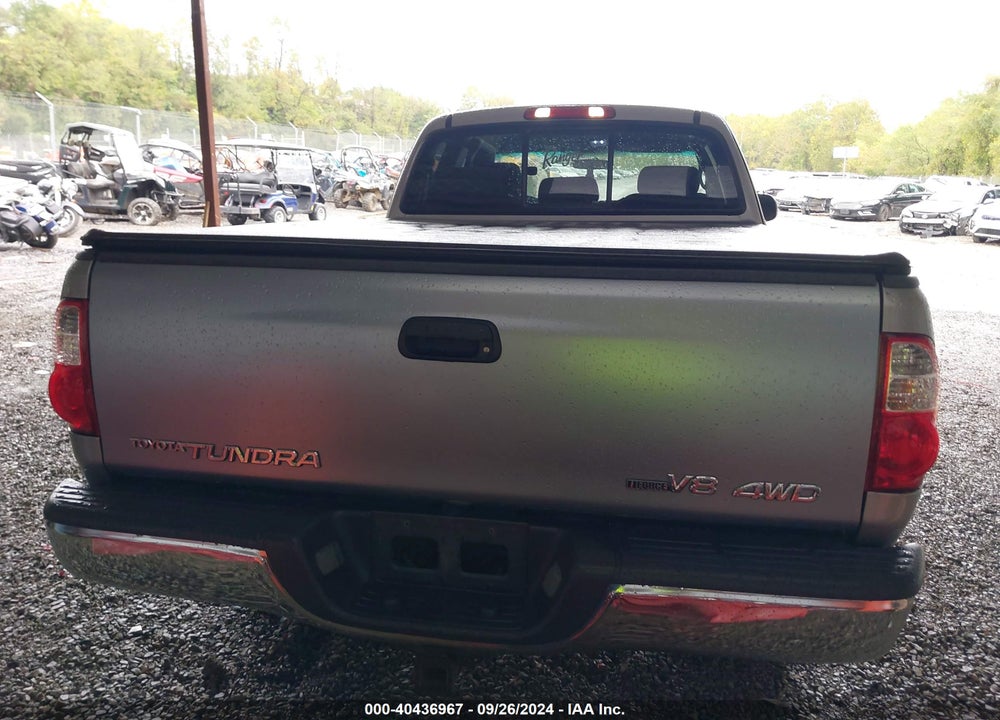 2006 TOYOTA TUNDRA SR5 V8 VIN: 5TBBT44116S484513