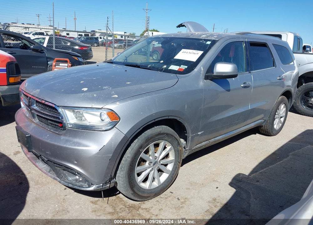 2014 DODGE DURANGO SXT VIN: 1C4RDJAG6EC291963