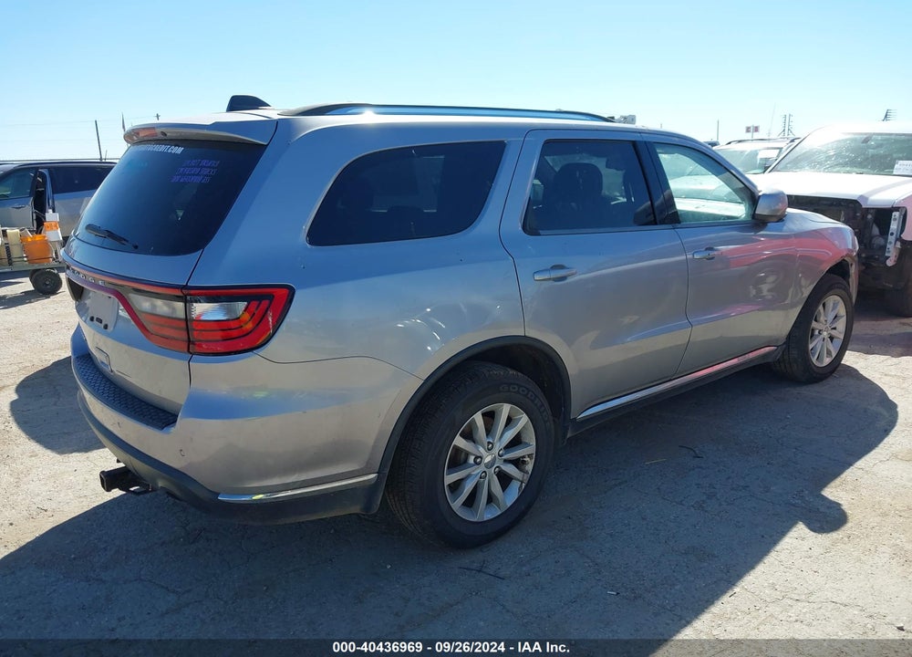 2014 DODGE DURANGO SXT VIN: 1C4RDJAG6EC291963