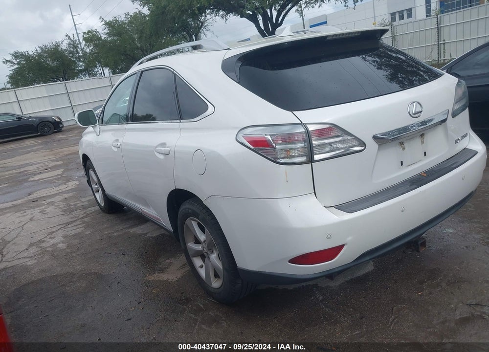 2011 LEXUS RX 350 VIN: 2T2BK1BA3BC116750