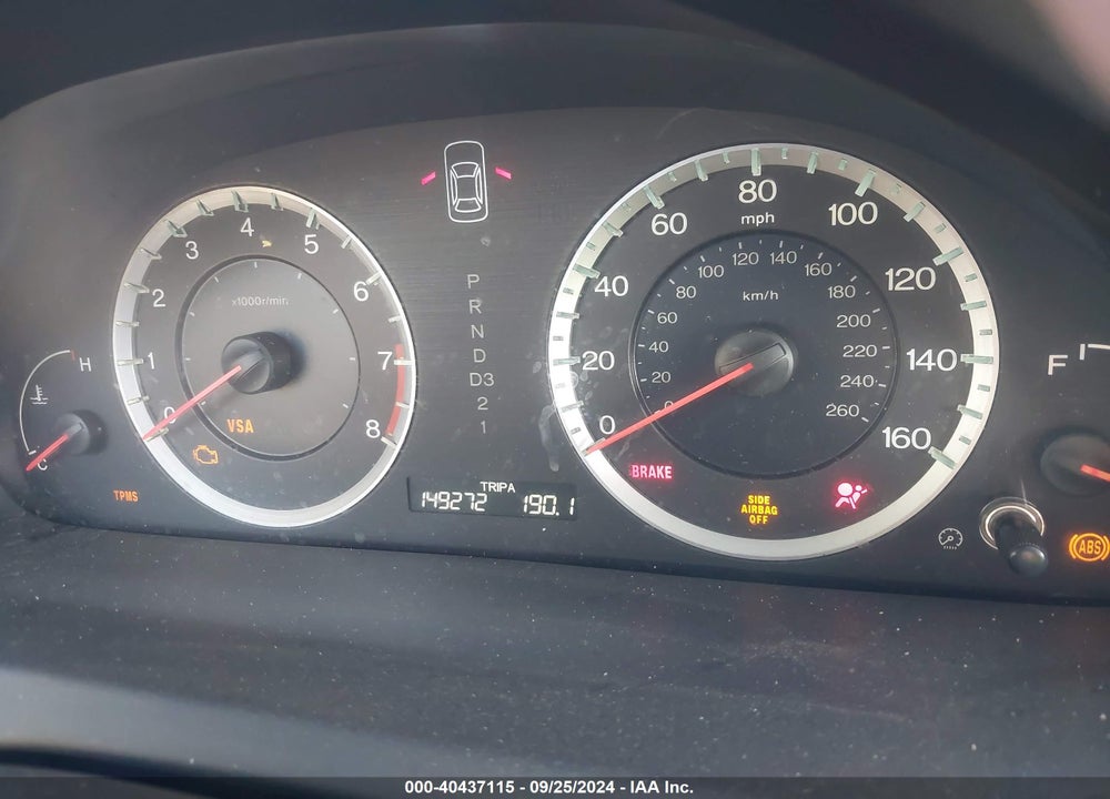 2009 HONDA ACCORD 2.4 LX-P VIN: 1HGCP26449A177030