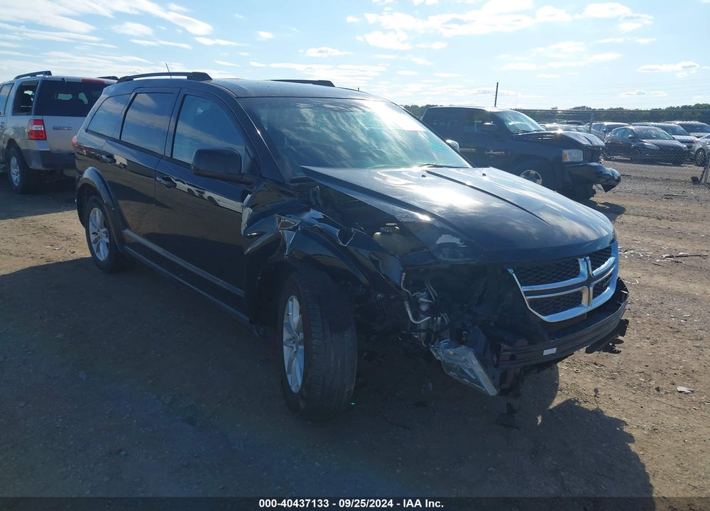 2013 DODGE JOURNEY SXT VIN: 3C4PDDBG0DT622465