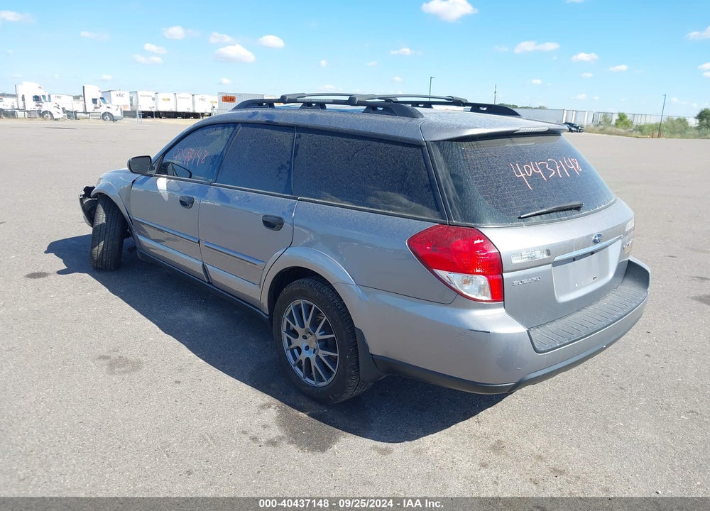 2009 SUBARU OUTBACK 2.5I VIN: 4S4BP61C097336487