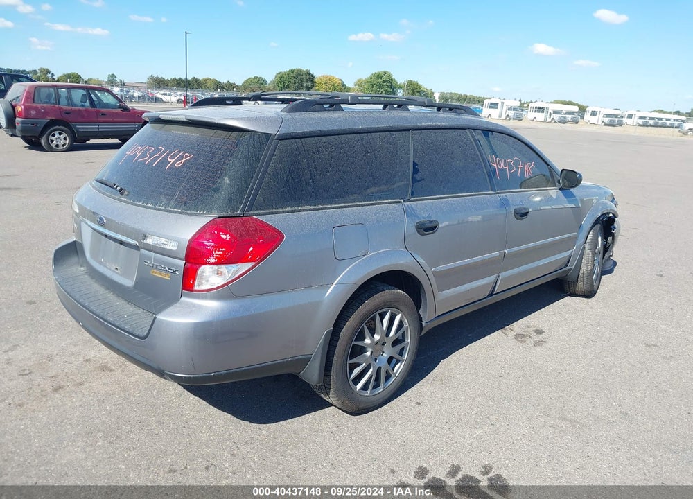 2009 SUBARU OUTBACK 2.5I VIN: 4S4BP61C097336487