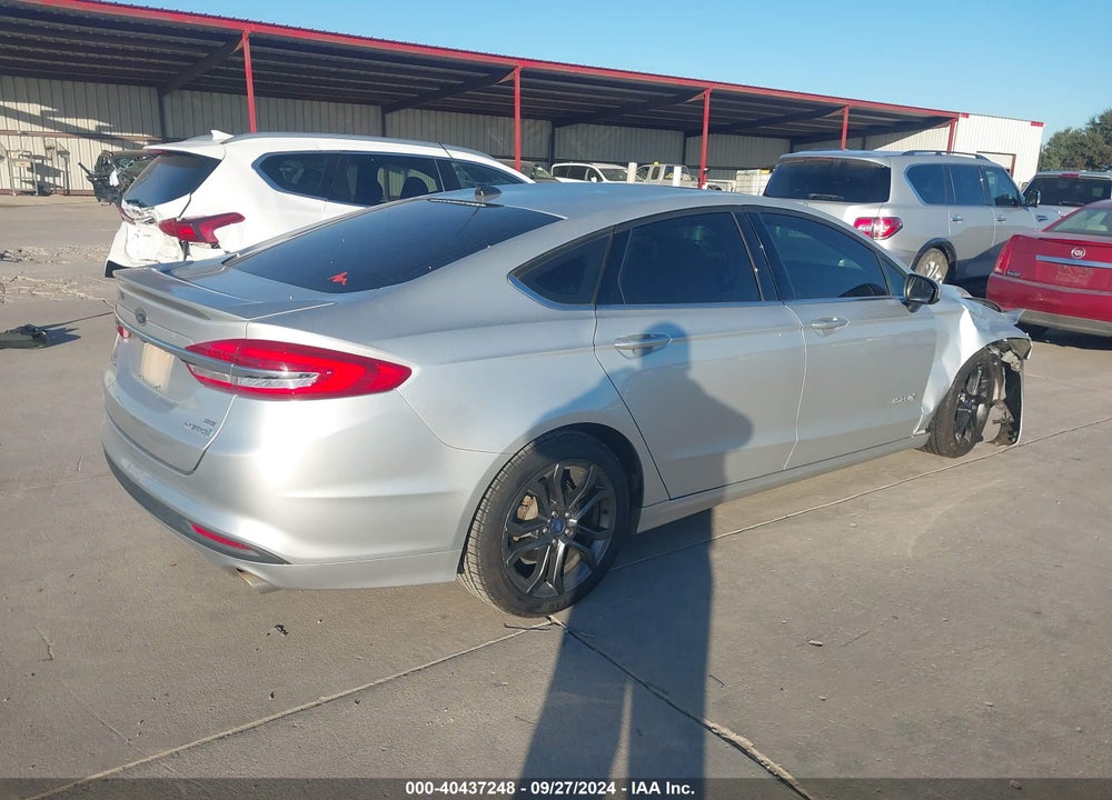 2018 FORD FUSION HYBRID SE VIN: 3FA6P0LU8JR169422