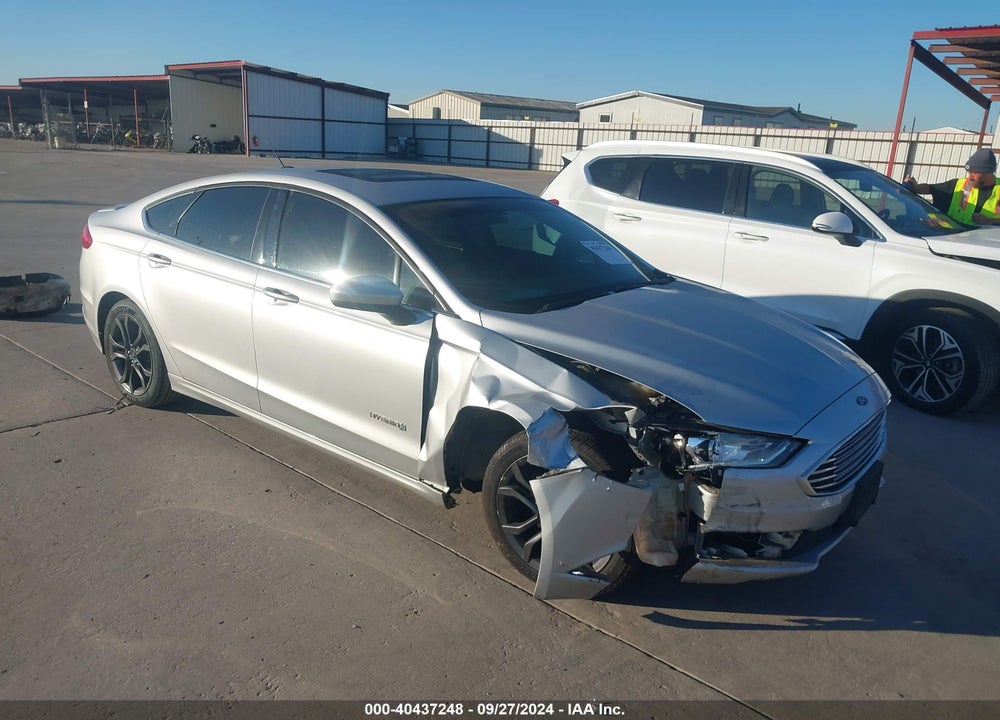 2018 FORD FUSION HYBRID SE VIN: 3FA6P0LU8JR169422