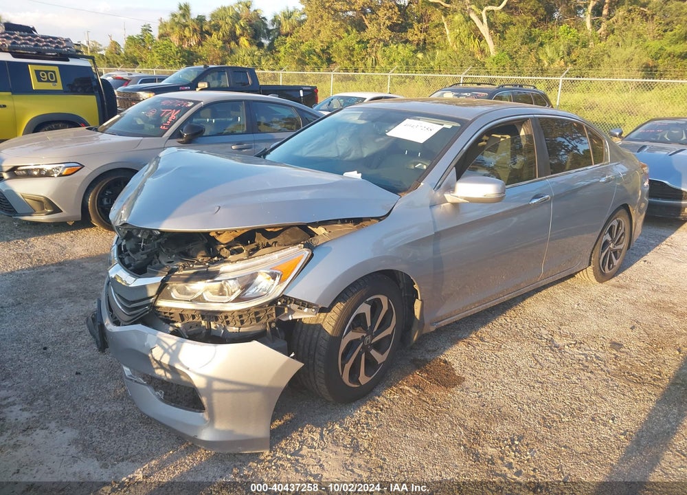 2016 HONDA ACCORD EX-L VIN: 1HGCR2F82GA130136