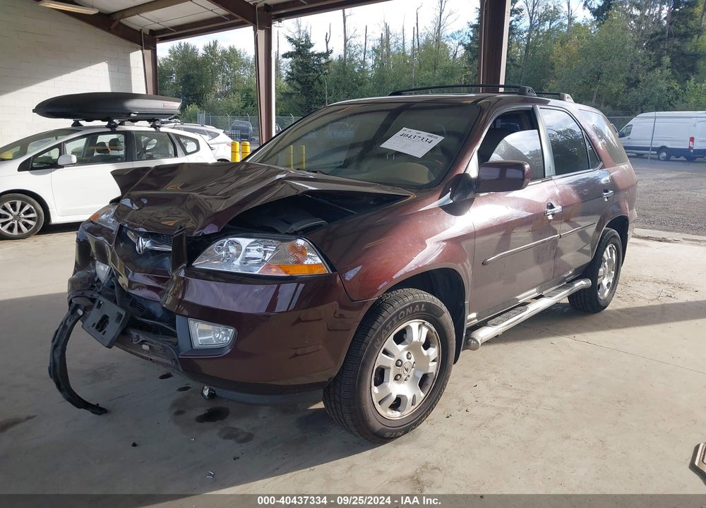 2002 ACURA MDX VIN: 2HNYD18262H503494