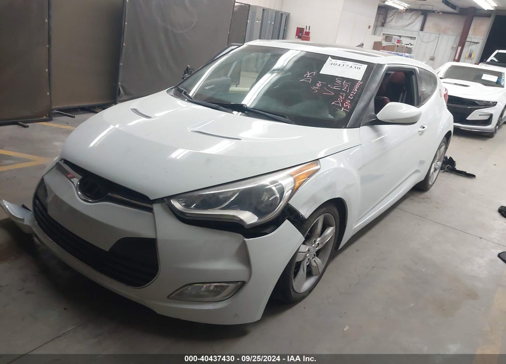 2014 HYUNDAI VELOSTER BASE W/RED VIN: KMHTC6AD7EU201379