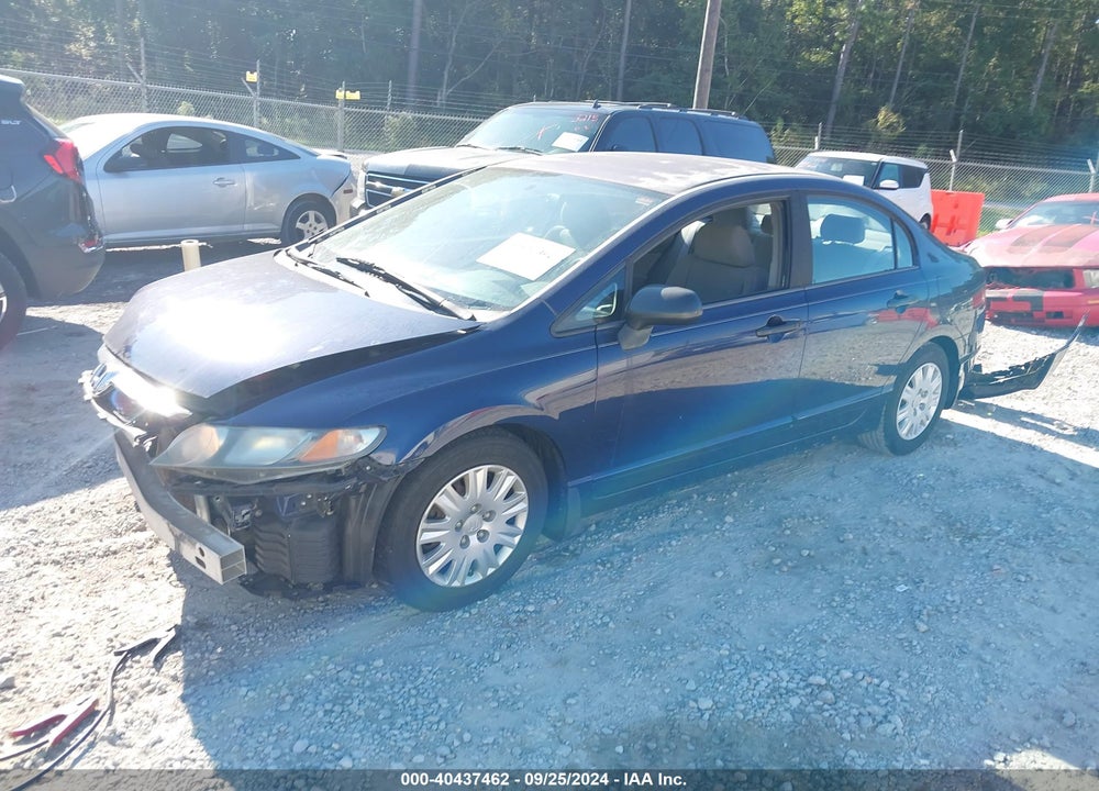 2010 HONDA CIVIC VP VIN: 19XFA1F35AE023278