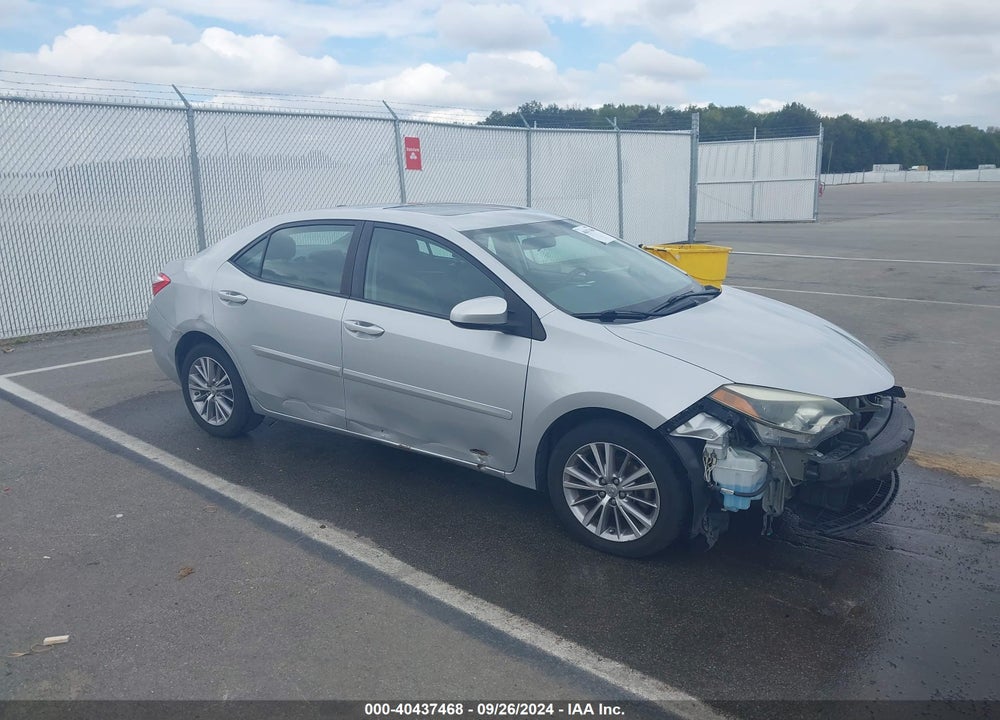 2014 TOYOTA COROLLA LE PREMIUM VIN: 5YFBURHE6EP039755