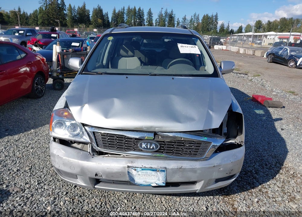 2012 KIA SEDONA LX VIN: KNDMG4C79C6491697
