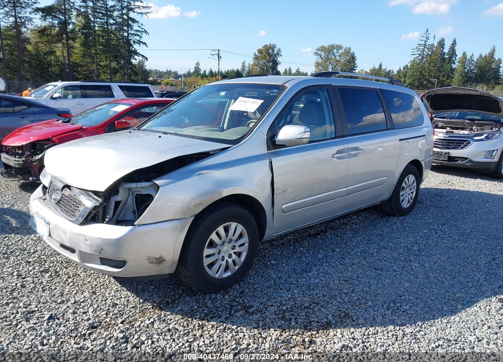 2012 KIA SEDONA LX VIN: KNDMG4C79C6491697