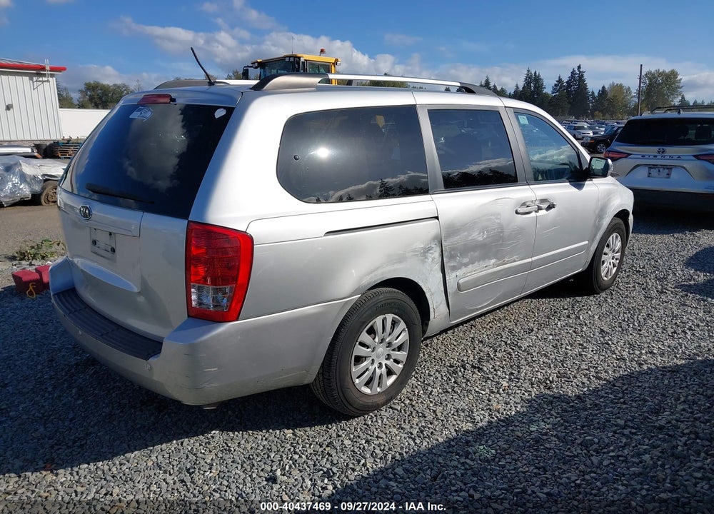 2012 KIA SEDONA LX VIN: KNDMG4C79C6491697