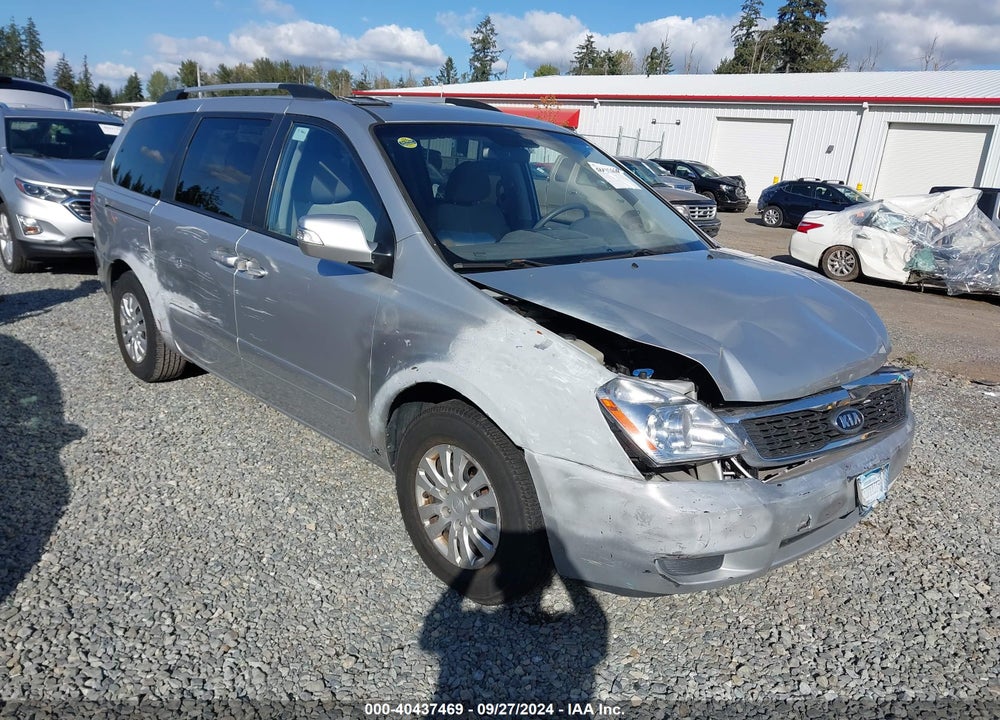 2012 KIA SEDONA LX VIN: KNDMG4C79C6491697
