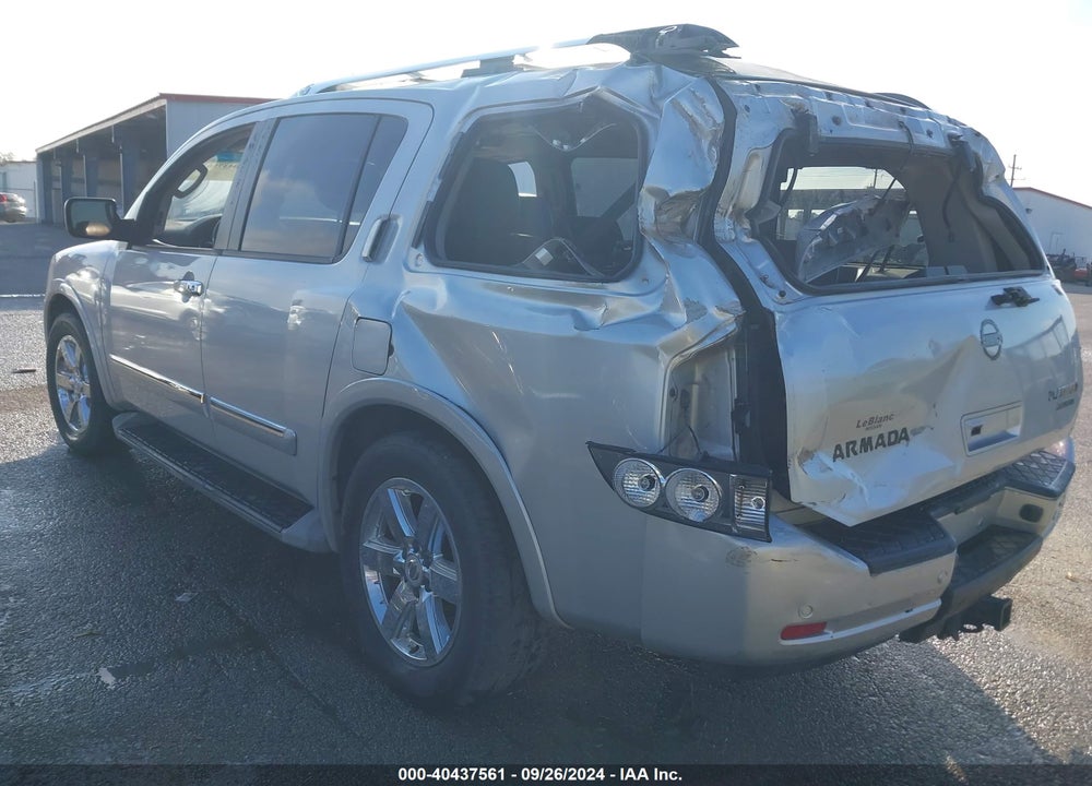 2012 NISSAN ARMADA PLATINUM VIN: 5N1BA0ND3CN614237