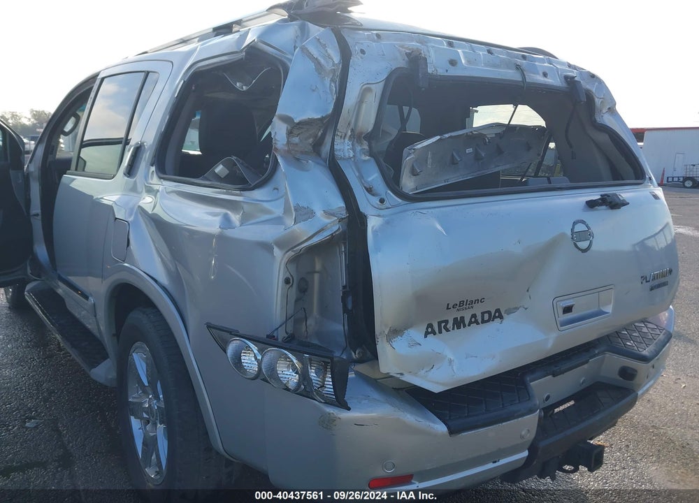 2012 NISSAN ARMADA PLATINUM VIN: 5N1BA0ND3CN614237