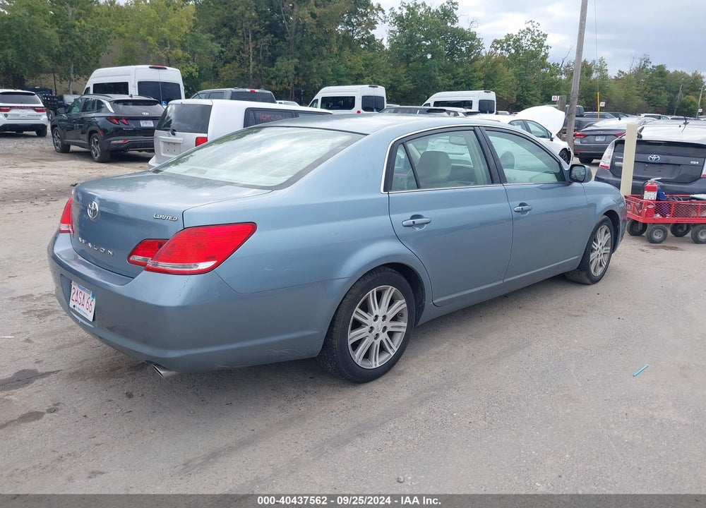 2007 TOYOTA AVALON LIMITED VIN: 4T1BK36B47U186038