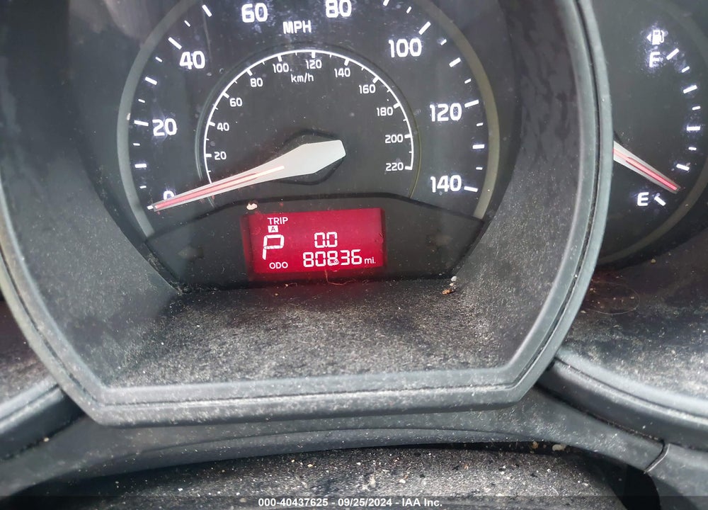 2013 KIA RIO LX VIN: KNADM5A37D6246863