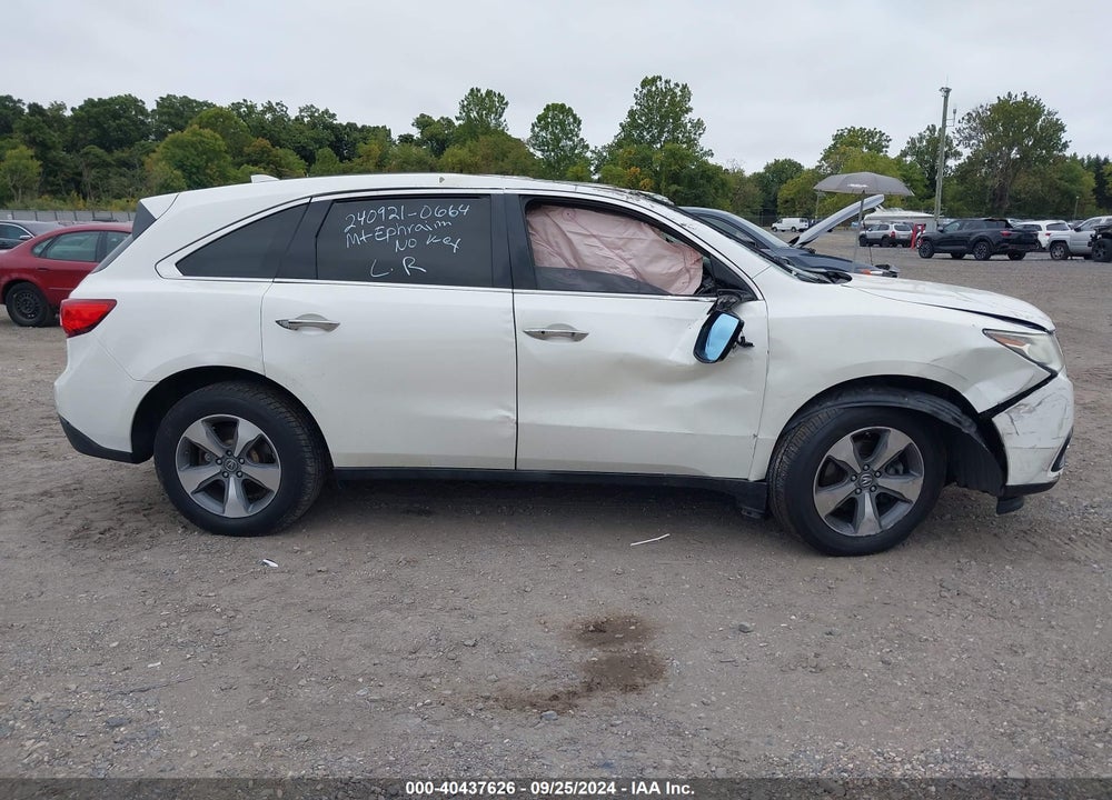 2014 ACURA MDX VIN: 5FRYD4H23EB027897