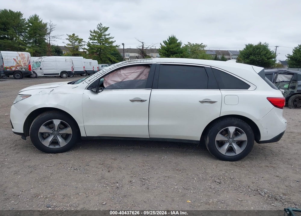 2014 ACURA MDX VIN: 5FRYD4H23EB027897