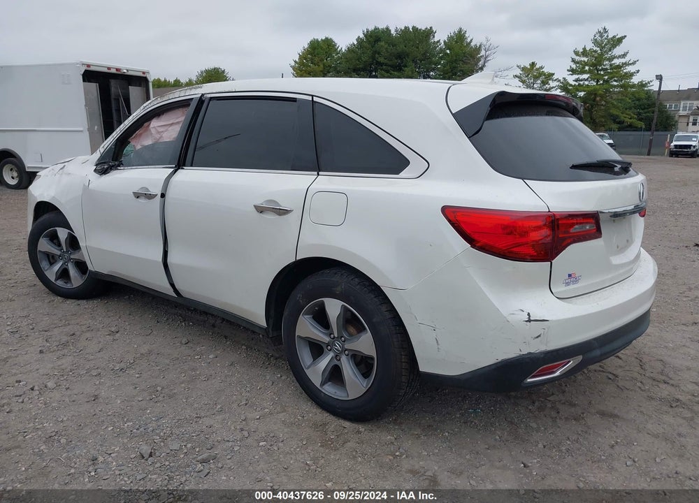 2014 ACURA MDX VIN: 5FRYD4H23EB027897