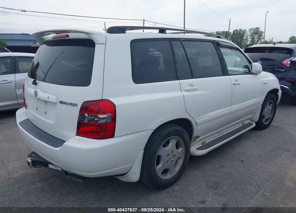 2005 TOYOTA HIGHLANDER LIMITED V6 VIN: JTEDP21A950055422