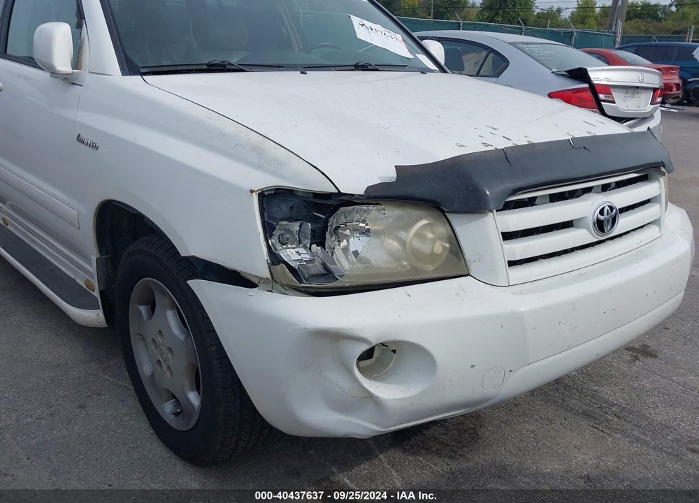 2005 TOYOTA HIGHLANDER LIMITED V6 VIN: JTEDP21A950055422