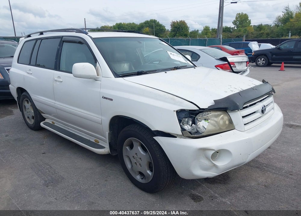 2005 TOYOTA HIGHLANDER LIMITED V6 VIN: JTEDP21A950055422