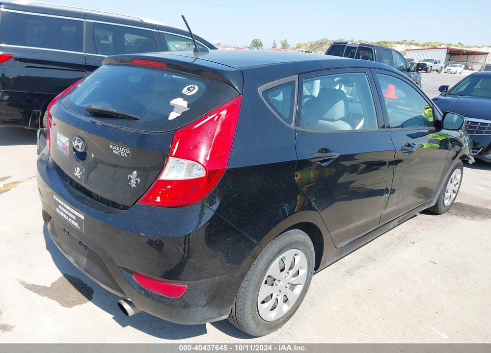 2017 HYUNDAI ACCENT SE VIN: KMHCT5AEXHU366155