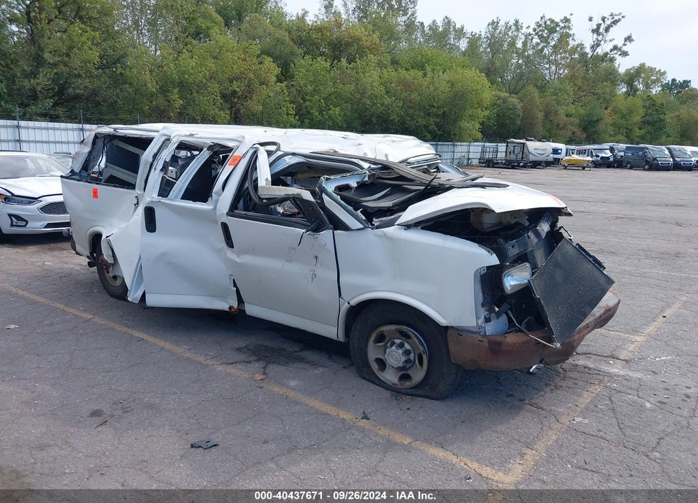2007 CHEVROLET EXPRESS WORK VAN VIN: 1GCGG25V171248837
