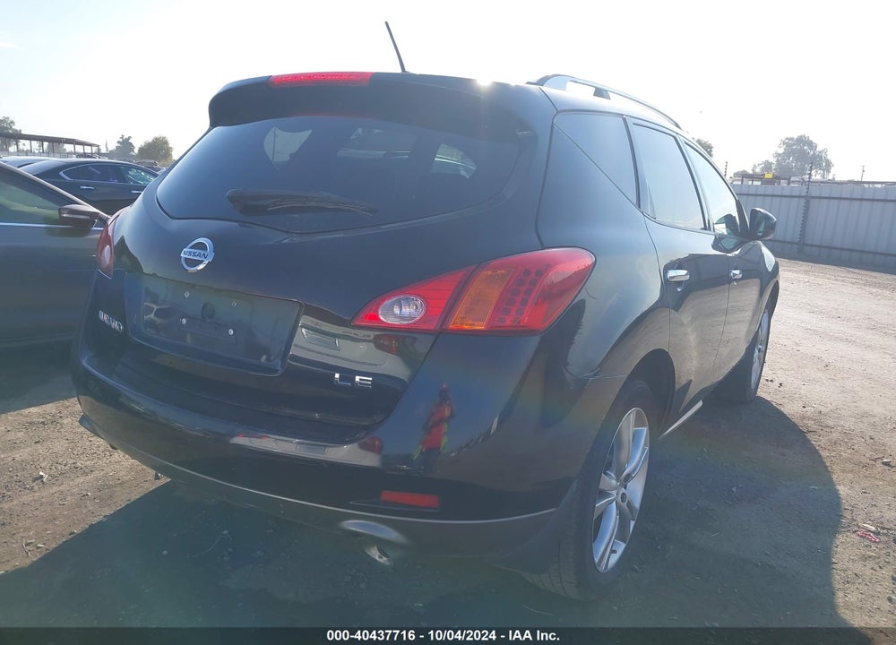 2010 NISSAN MURANO LE VIN: JN8AZ1MU2AW001280