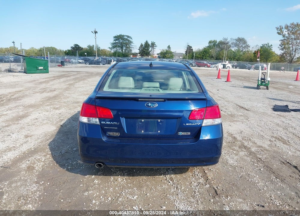 2011 SUBARU LEGACY VIN: 4S3BMCK6XB3230789
