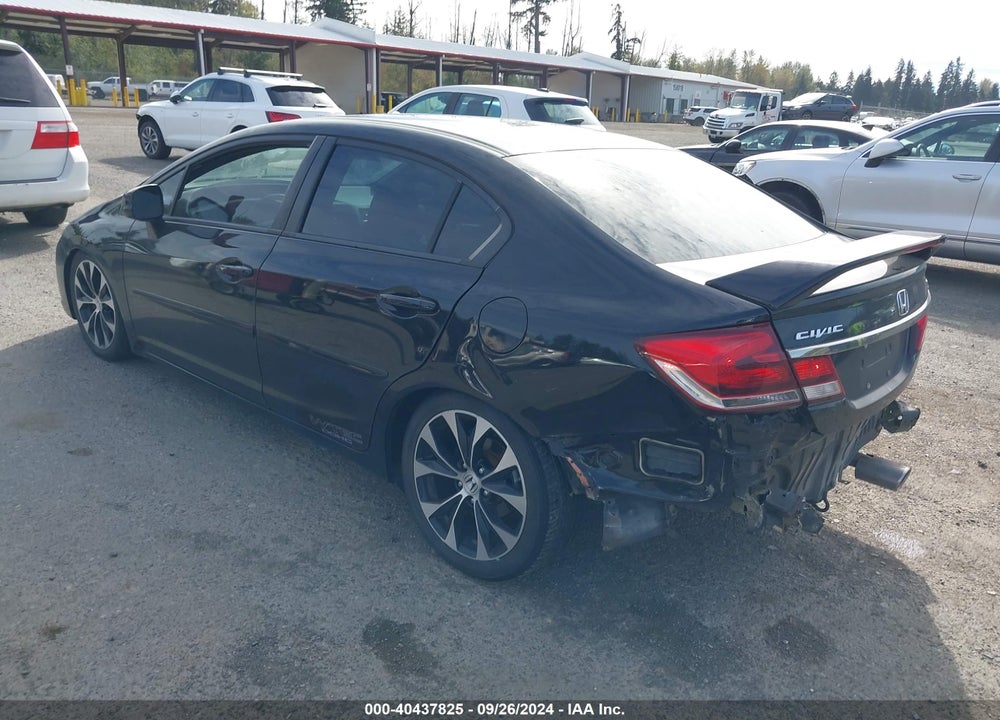 2013 HONDA CIVIC SI VIN: 2HGFB6E56DH703665