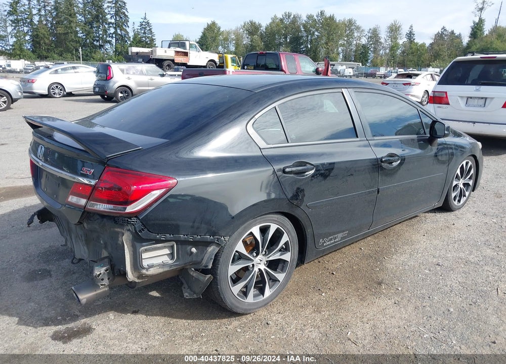 2013 HONDA CIVIC SI VIN: 2HGFB6E56DH703665