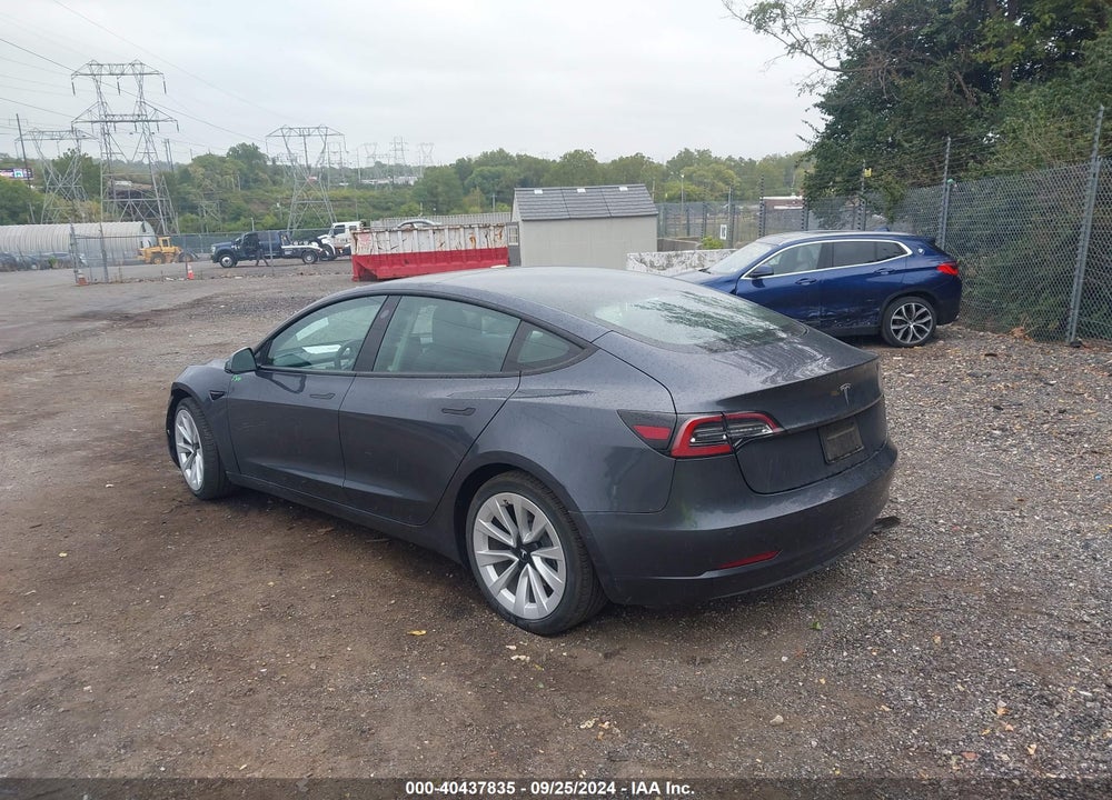 2021 TESLA MODEL 3 VIN: 5YJ3E1EA8MF851038