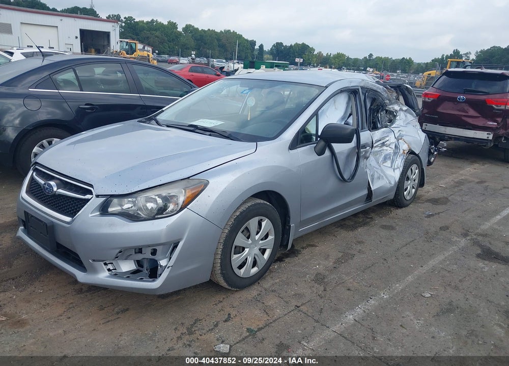 2016 SUBARU IMPREZA 2.0I VIN: JF1GPAA67G8217906