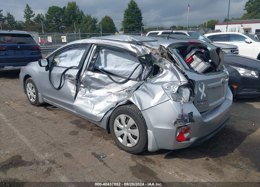 2016 SUBARU IMPREZA 2.0I VIN: JF1GPAA67G8217906