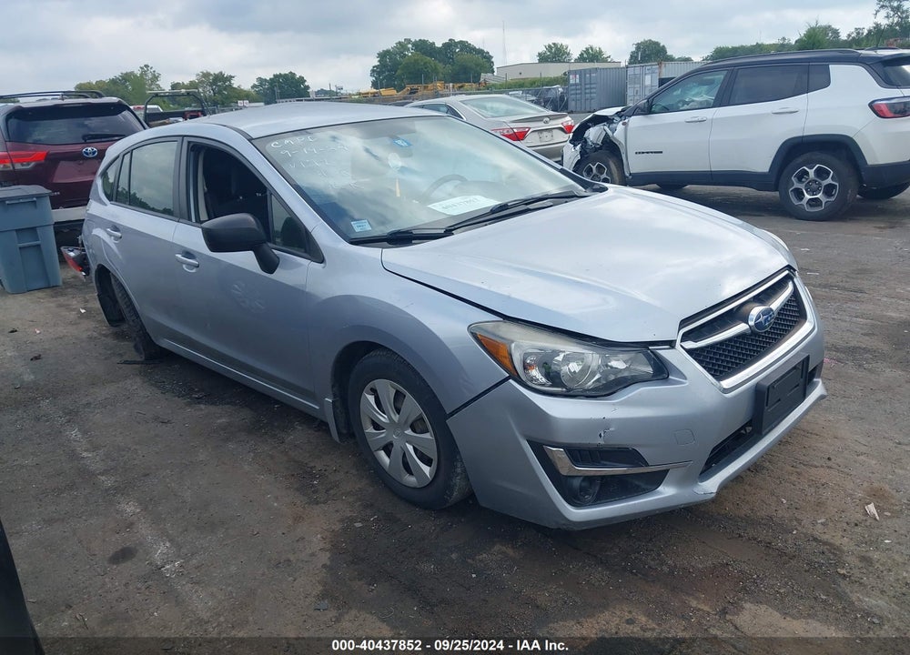 2016 SUBARU IMPREZA 2.0I VIN: JF1GPAA67G8217906