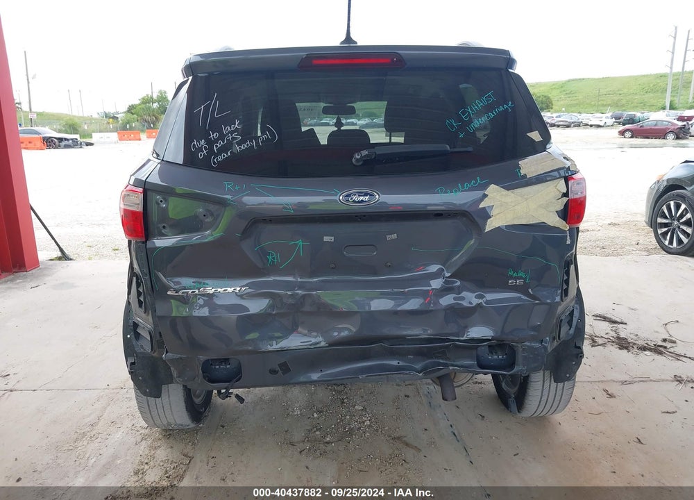 2021 FORD ECOSPORT SE VIN: MAJ3S2GE9MC450017
