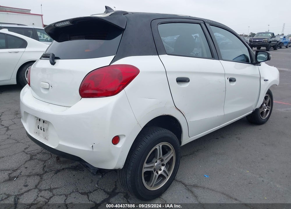 2015 MITSUBISHI MIRAGE ES VIN: ML32A4HJ1FH033001