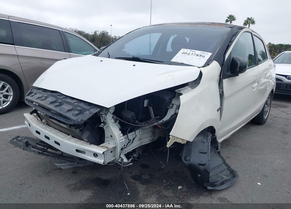 2015 MITSUBISHI MIRAGE ES VIN: ML32A4HJ1FH033001